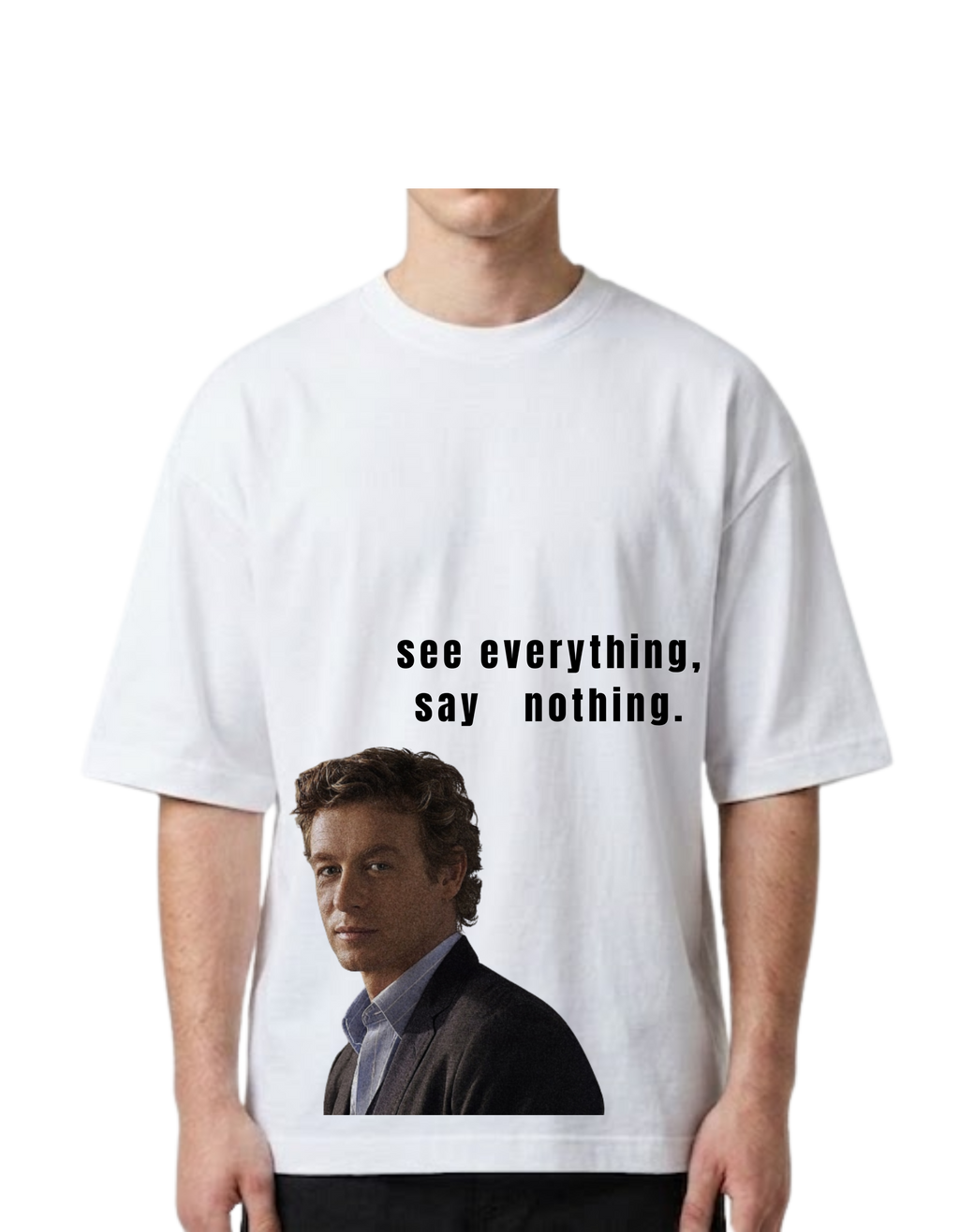 Oversized T-shirt Male- Mentalist!!
