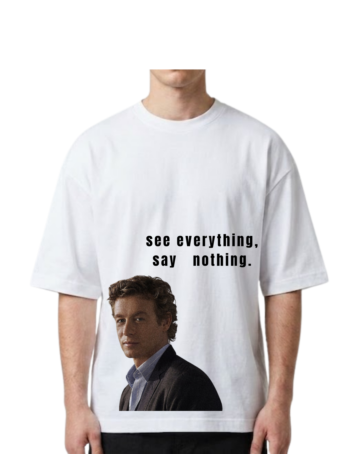 Oversized T-shirt Male- Mentalist!!