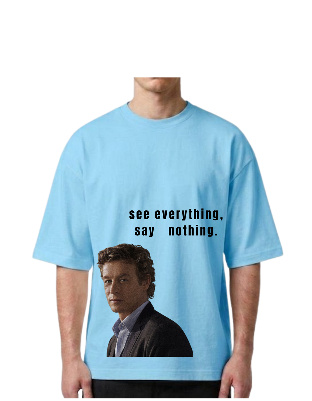 Oversized T-shirt Male- Mentalist!!