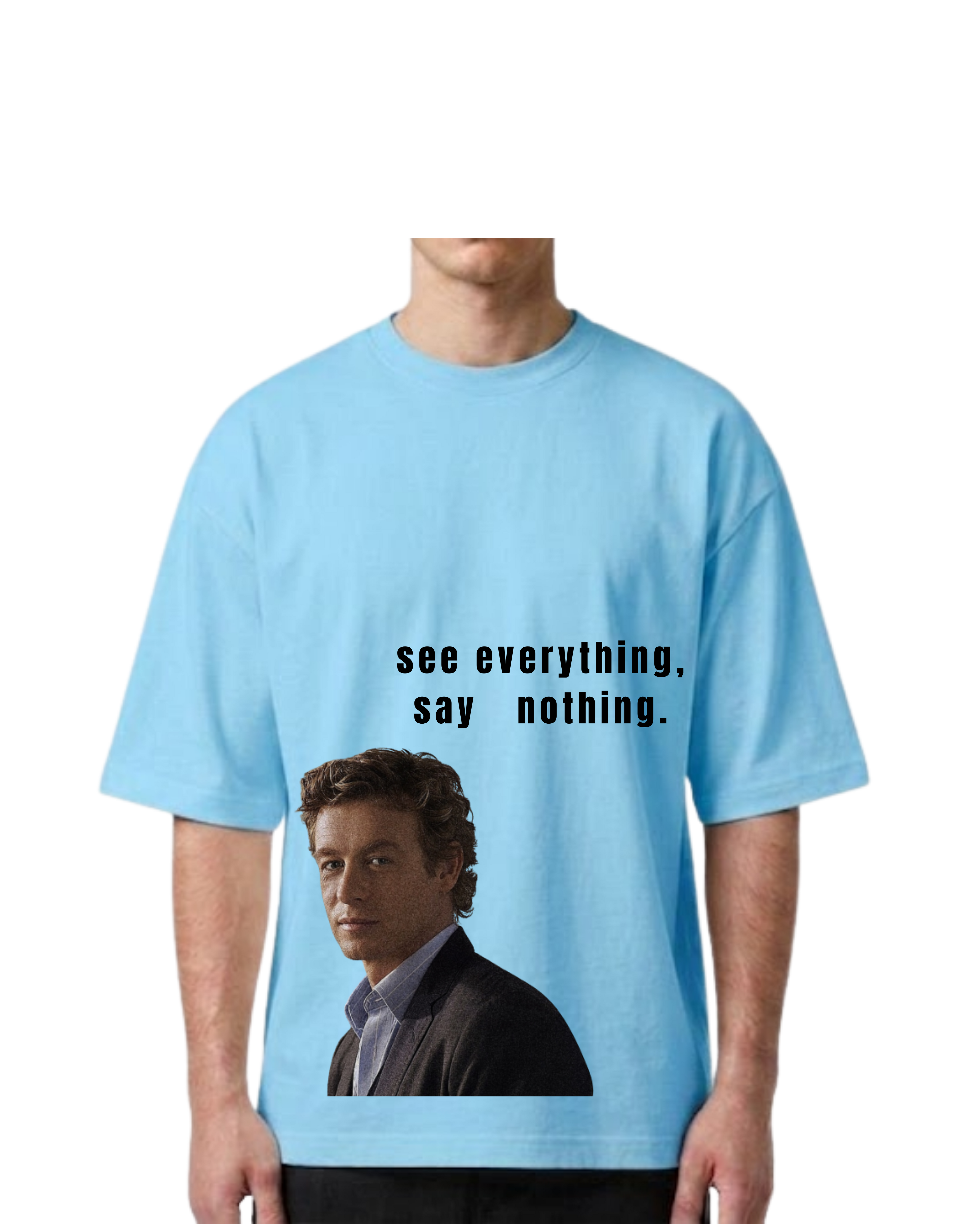 Oversized T-shirt Male- Mentalist!!