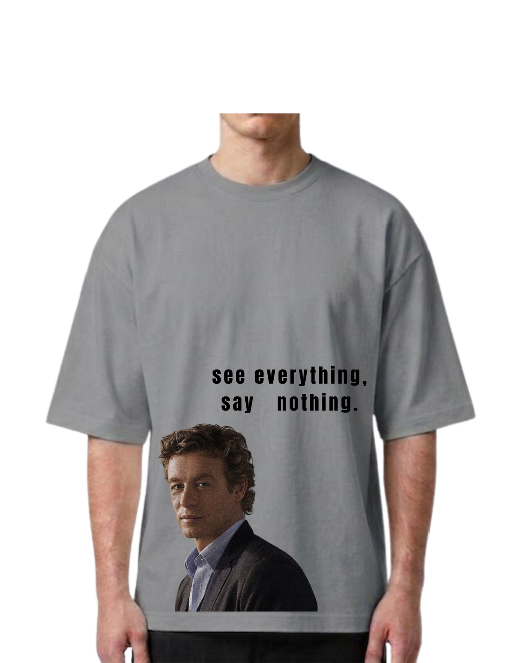 Oversized T-shirt Male- Mentalist!!